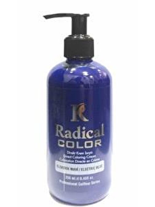 Radical Color Su Bazlı Saç Boyası 250 ml Elektrık Mavi x 3 Adet