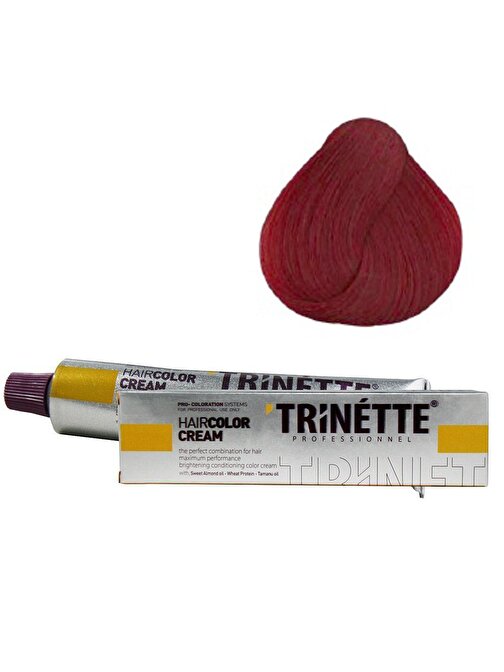 Trinette Tüp Boya 8.66 Lal Kızıl 60 ml x 4 Adet + Sıvı Oksidan 4 Adet