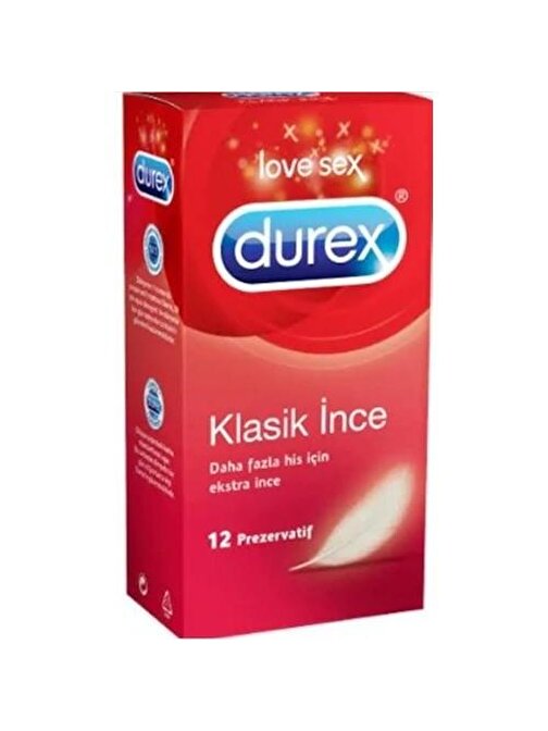 Durex Klasik Ince Prezervatif