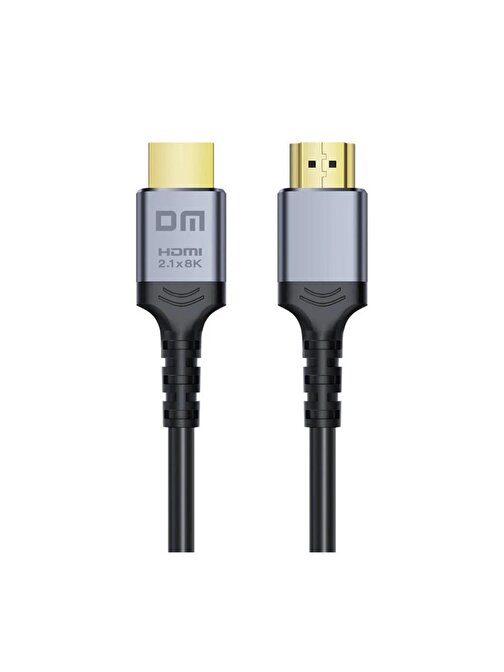 DM HI001S 8K/60Hz 4K/144Hz HDMI 2.1 HDR Görüntü ve Ses Aktarım Kablosu 1.5 Metre