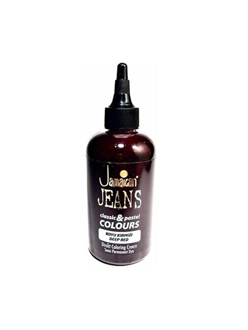 Jamaican Jeans Color Su Bazlı Saç Boyası 250 ml Koyu Kırmızı x 3 Adet