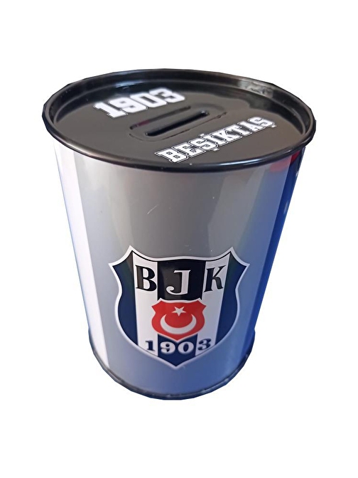 Beşiktaş Metal Kumbara Orta Boy Orjinal Lisanslı 1 Adet Bjk Kumbara Taraftar Kumbara Kara Kartal 12x9 cm