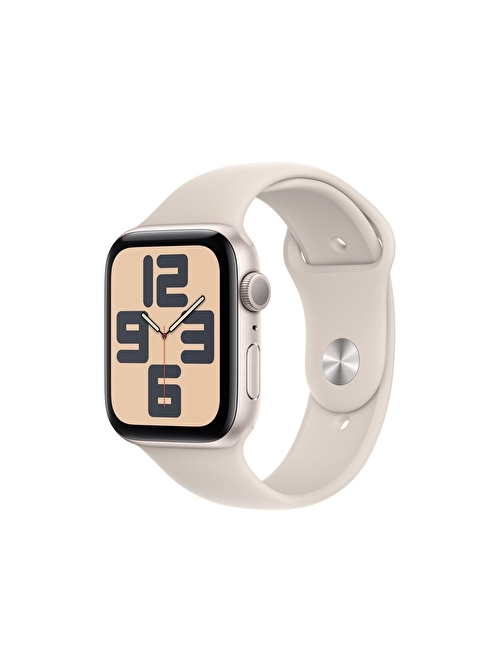 Apple Watch Series SE 44mm Gold Starlight Yenilenmiş A Kalite (12 Ay Garantili)