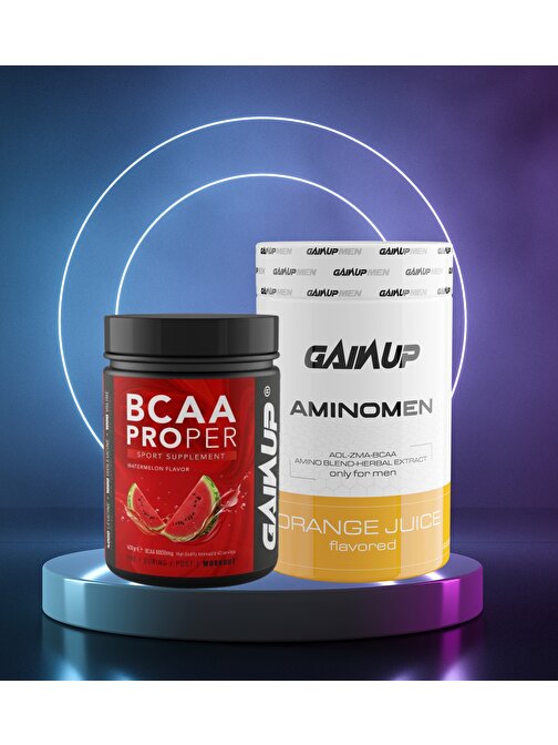 Gainup BCAA Proper + Aminomen Kombinasyonu