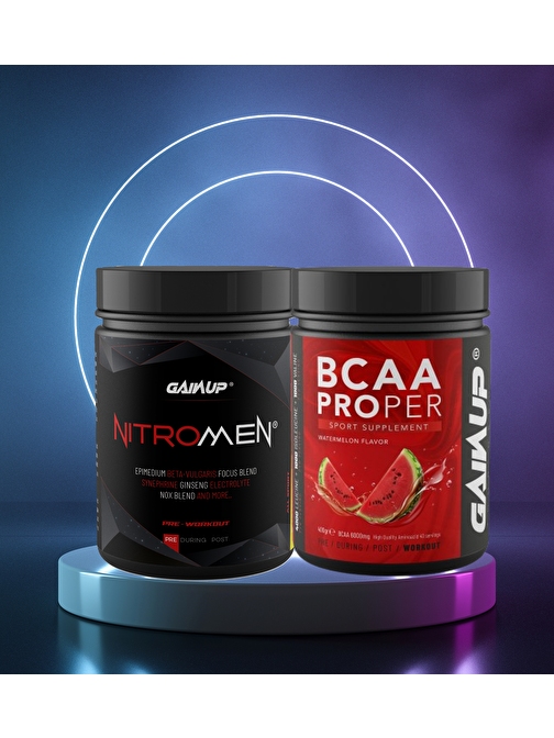 Gainup Nitromen + BCAA Proper Kombinasyonu