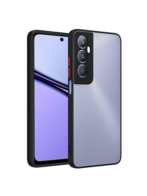 Realme C65 4G Kılıf Mat Yüzey Kamera Korumalı Silikon