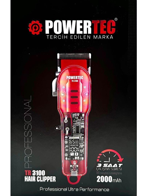 Powertec TR-3100 Saç Kesim Makinası