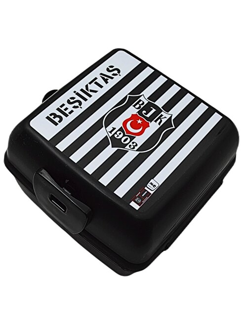 Beşiktaş 4 Bölmeli Çubuklu Plastik Beslenme Kabı (24394)