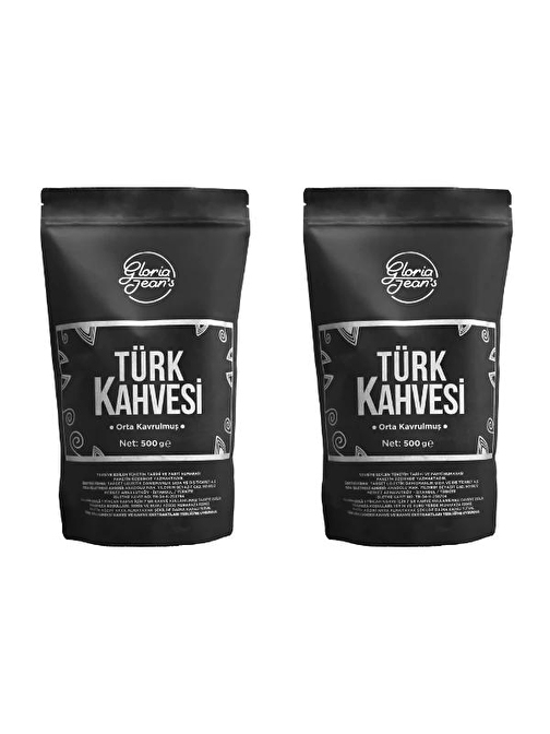 Gloria Jean's Türk Kahvesi 500 Gr 2'li Paket