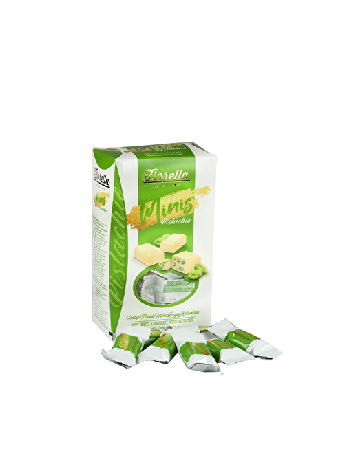 Fiorella Minis Beyaz Çikolatalı Fıstıklı 173 Gr. (1 Kutu)