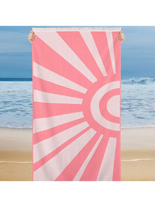 Schafer Home Sun Plaj Havlu 75x150-Pembe