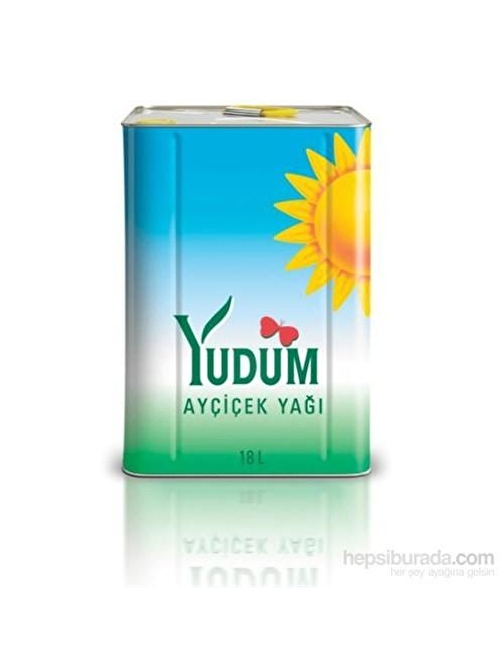 Yudum Ayçiçek Yağı 18 lt Teneke