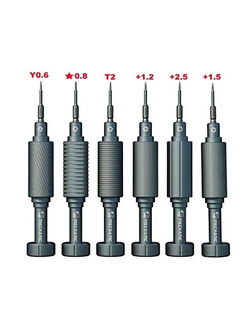 Mechanic Mortar Mini Tornavida Seti 6 In 1 Tornavida Seti