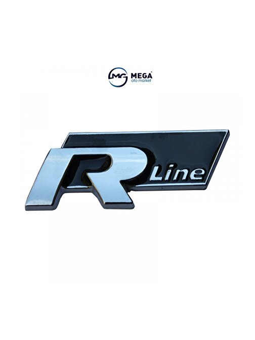 R-line Demir Krom Arma Logo Sticker