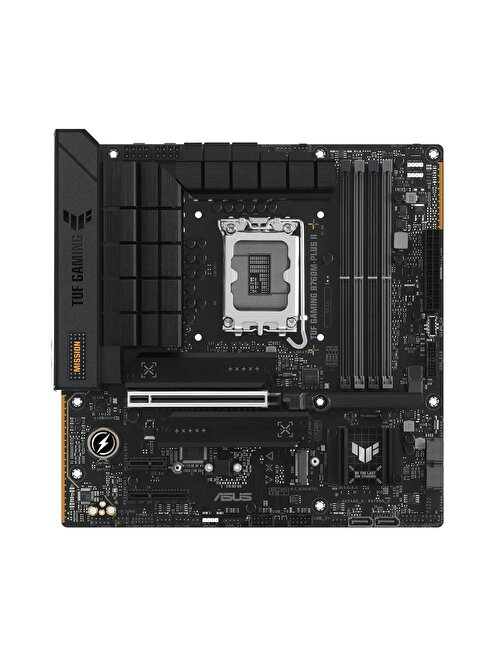 Asus Mb Tuf Gaming B760M-Plus II Intel B760 Lga1700 Ddr5 7800 Dp Hdmi 3X M2 Usb3.2 Matx Anakart