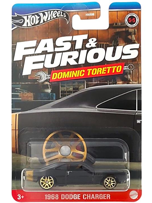 Hot Wheels Fast & Furious Dominic Toretto 1968 Dodge Charger HRW50