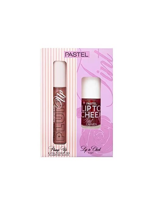 Pastel Plump Up Dudak Parlatıcısı 202 Loverdose &Lip To Cheek Tint 01 Carmen