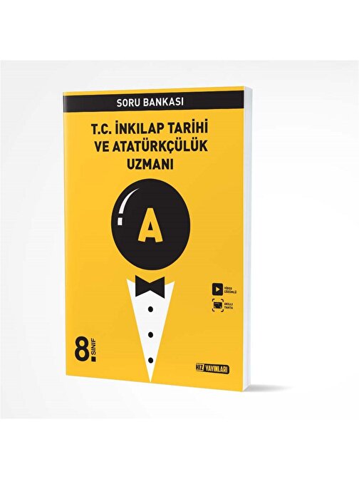 8. Sınıf T.C. İnkılap Tarihi ve Atatürkçülük Uzmanı Soru Bankası Hız Yayınları