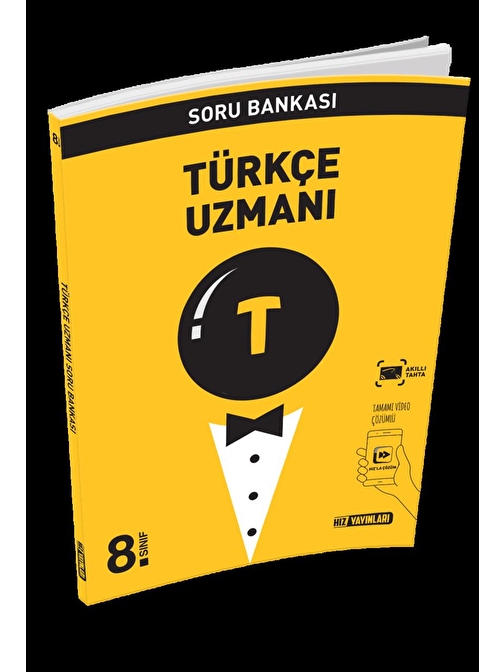 8. Sınıf Türkçe Uzmanı Soru Bankası Hız Yayınları