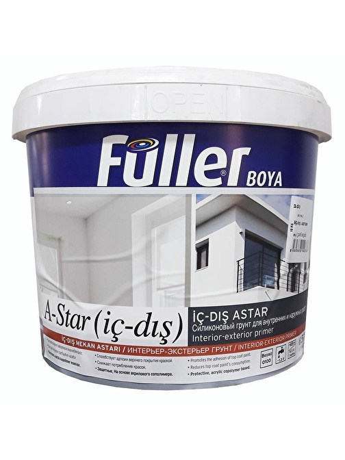 Füller A-Star İç Dış Cephe Astar 10 Kg Beyaz