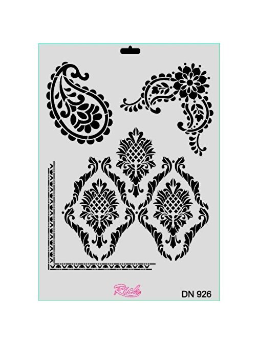 Rich Dantel Seri DN-926 Stencil 35x25 cm