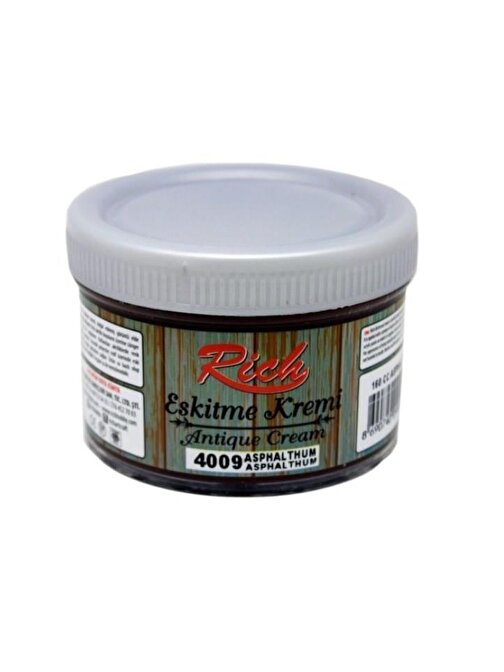 Rich Eskitme Kremi 4009 Asphalthum 150 cc Antique Cream