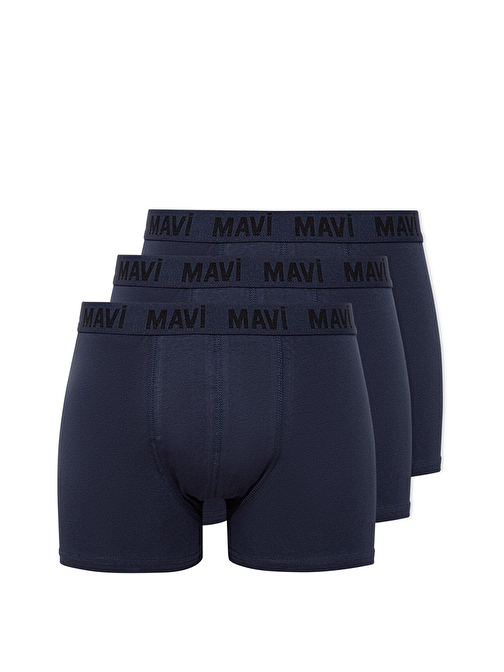 Mavi - 3lü Basic Boxer Seti 0911233-70490