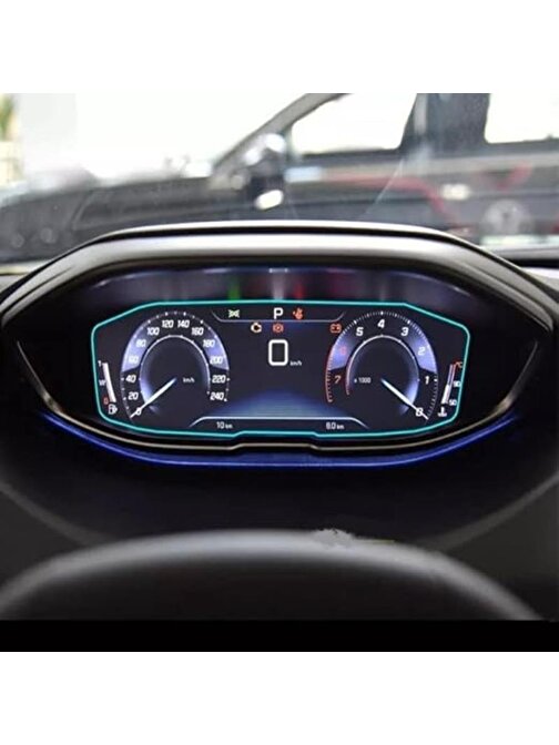Peugeot 3008-5008 GT Line 2016-2023 12,3 inç Dijital Gösterge Uyumlu 9H Nano Ekran Koruyucu