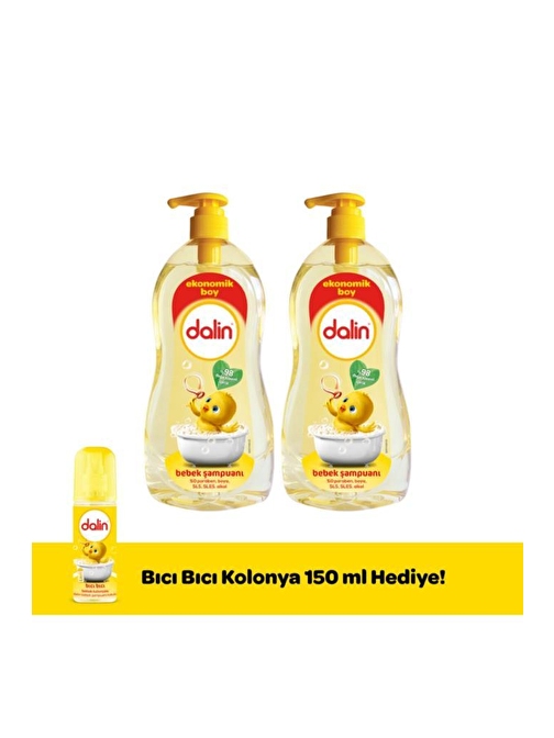 Dalin Şampuan 700 Ml + 200 Ml X 2 Adet (bıcı Bıcı Kolonya 150 Ml Hediyeli)