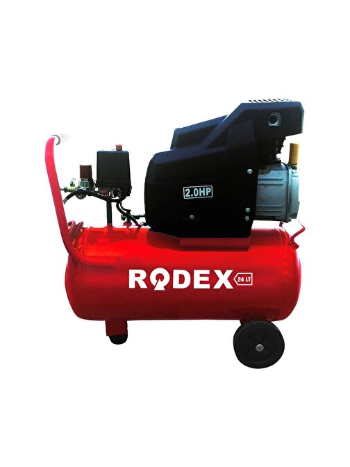 RODEX 24 Litre 2 HP Süper Hızlı Dolum Yağlı Hava Kompresörü