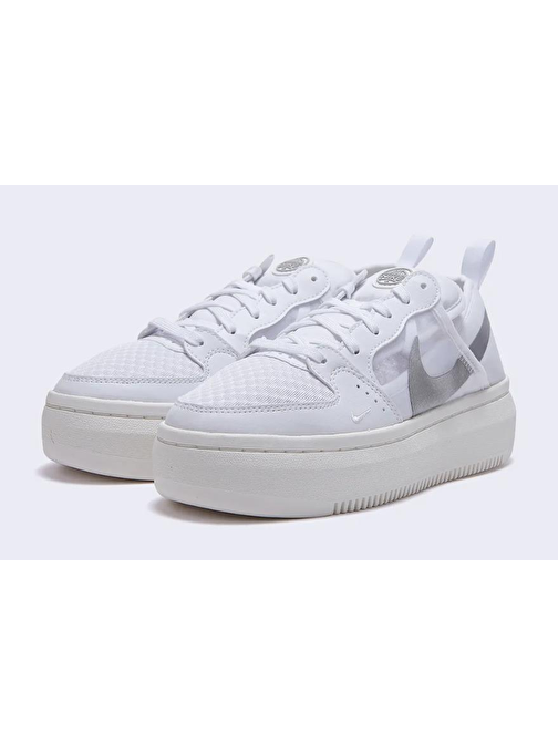 Nike W COURT VISION ALTA TXT Unisex Spor Ayakkabı Beyaz  CW6536 102