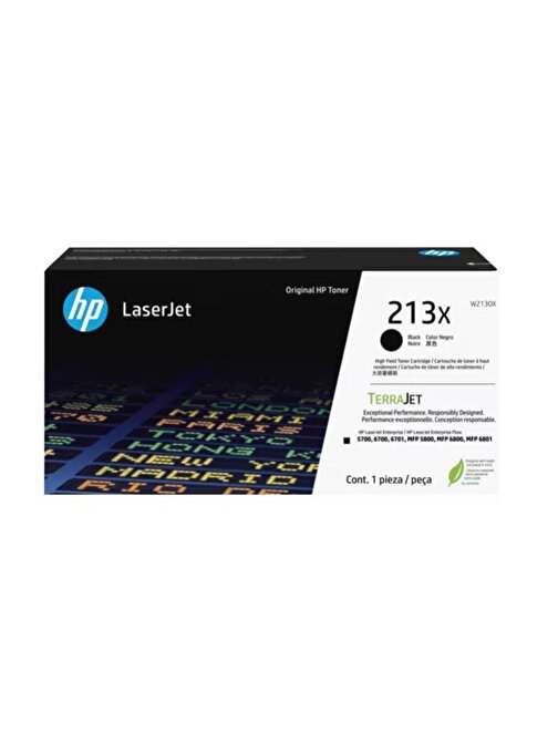 Hp 213X Black Siyah 9.000 Sayfa Toner W2130X