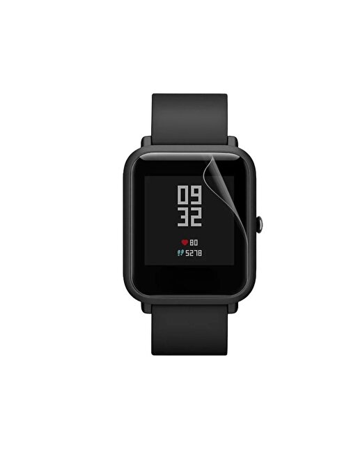 Amazfit Bip 5 ile Uyumlu Hidrojel Nano Film Ekran Koruyucu (2 Adet)