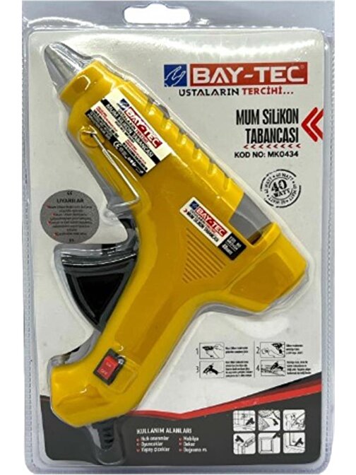 Bay-Tec Mk- 0434 Mum Silikon Tabancası İnce 40W