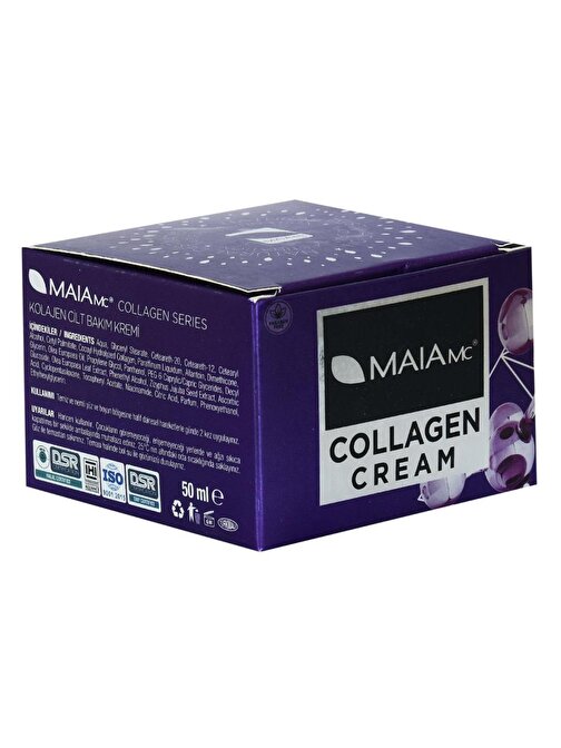 Maia Mc Collagen Cream Kolajenli Yüz Boyun Cilt Kolajen Kremi 50ML