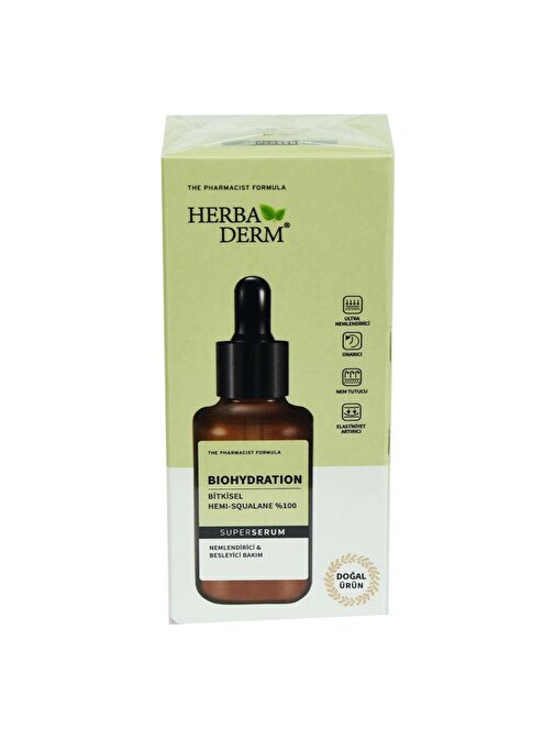 Herbaderm Superserum BioHydration Hemi-Squala Yüz Serumu 30 ML