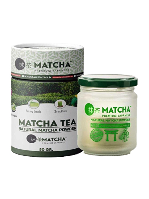 Matcha Premium Japanese Matcha Tozu Natural Powder Maça Çayı 50GR