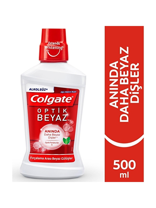 Colgate Optik Beyaz Ağız Bakım Suyu 500 Ml