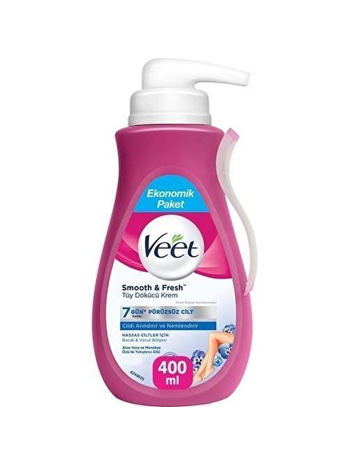 Veet Tüy Dökücü Krem Pompalı Hassas Ciltler 400 Ml