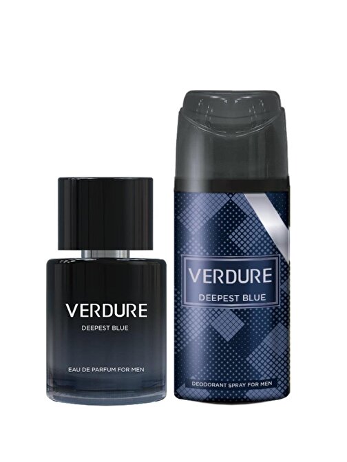Verdure Deepest Blue Erkek Parfüm Seti 100 Ml + Deodorant 150 ml