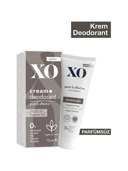 Xo Unisex Cream Deodorant Hassas Ciltler 75 Ml