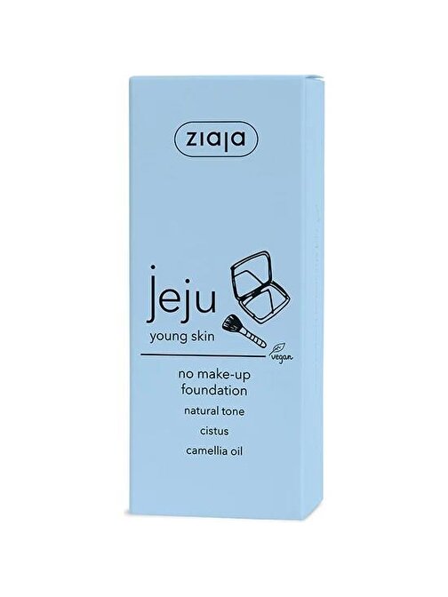 Zıaja Jeju Young Skin Makyaj Fondöteni Doğal Ton 30 Ml