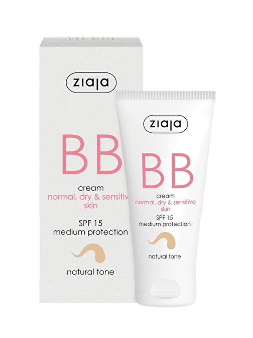 Zıaja Bb Krem Spf15 Natural Ton Normal Hassas Ciltler 50 Ml