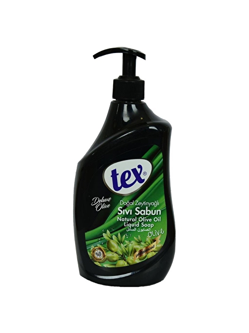 Tex Doğal Zeytinyağlı Sıvı Sabun Alkol ve Paraben İçermez 750ML