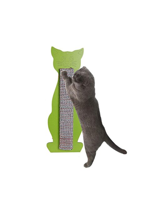 Kedi Tırmalama Ve Kaşıma Tahtası Kedi Model Yeşil