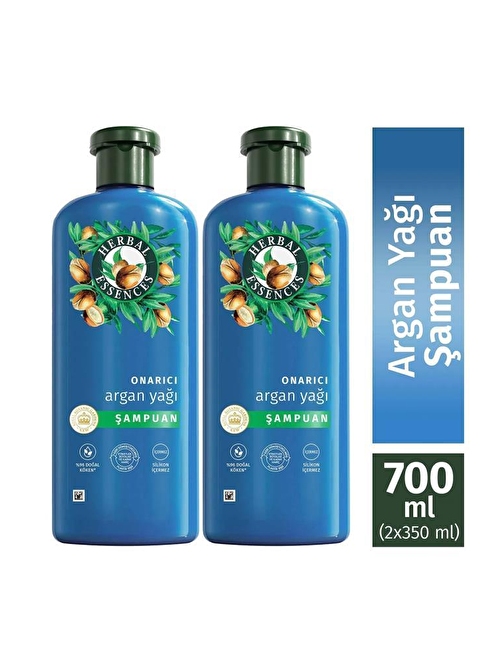 Herbal Essences Onarıcı Argan Yağı Şampuan 350 ml x2