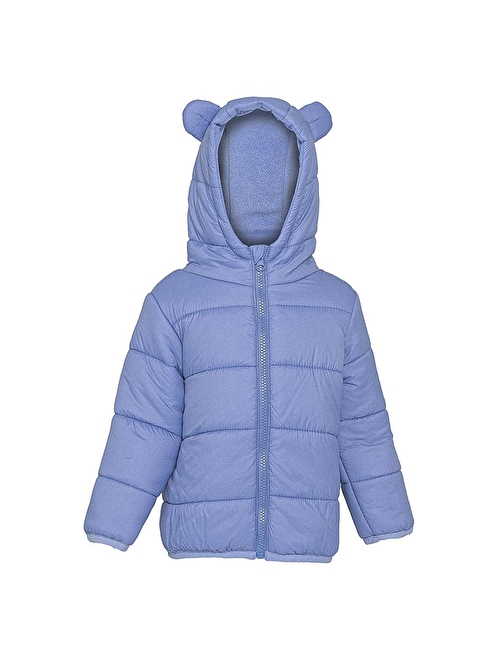 HelloBaby Basic Kulaklı Kapüşonlu Mont Kız Bebek