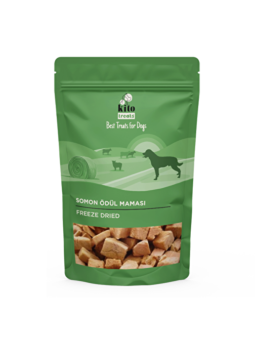 Kito Freeze Dried Somon Ödül Maması Köpekler İçin