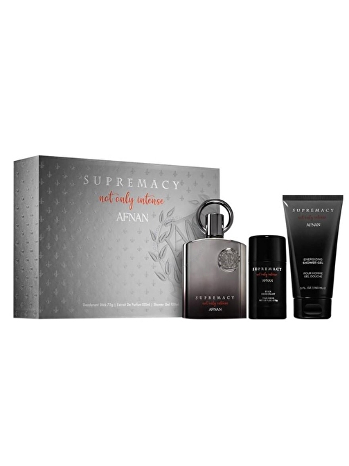 Supremacy Not Only Intense Gift Set Erkek Parfüm Seti