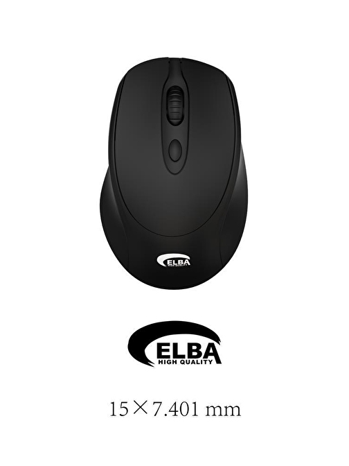 Elba B535 Siyah 2.4Ghz 4D Kablosuz Mouse